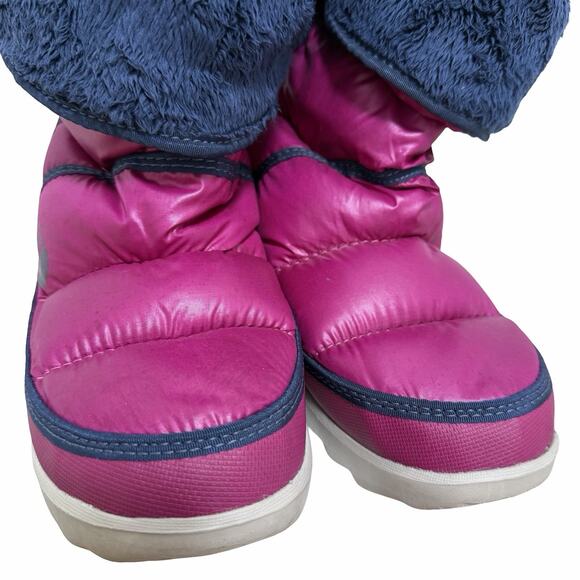 North Face Womens Amore II Radiance Winter Boots US 7 EU 28 Purple/Cosmic Blue - Picture 9 of 11